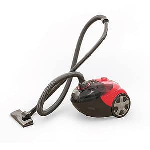 Red black vacuum cleaner